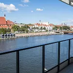 Nad Odra - Luksusowy Z Bocznym Widokiem Na Odre, Tarasem I Klimatyzacja דירה *