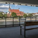 Nad Odra - Luksusowy Z Bocznym Widokiem Na Odre, Tarasem I Klimatyzacja דירה *