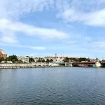 Nad Odra - Luksusowy Z Bocznym Widokiem Na Odre, Tarasem I Klimatyzacja דירה שצ'צ'ין