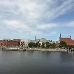 Nad Odra - Luksusowy Z Bocznym Widokiem Na Odre, Tarasem I Klimatyzacja شقة شتشيتسين
