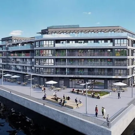 Nad Odra - Luksusowy Z Bocznym Widokiem Na Odre, Tarasem I Klimatyzacja Appartement Szczecin