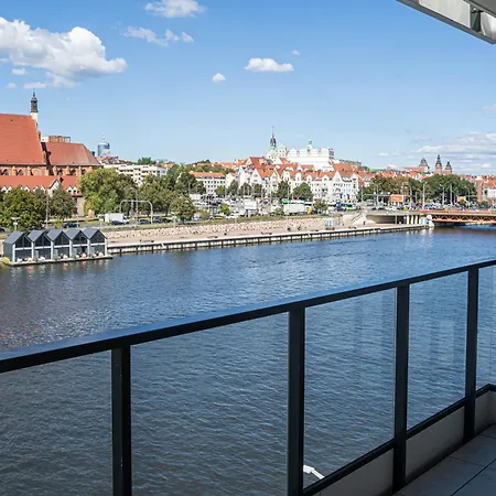 Nad Odra - Luksusowy Z Widokiem Na Odre, Tarasem I Klimatyzacja Apartment *