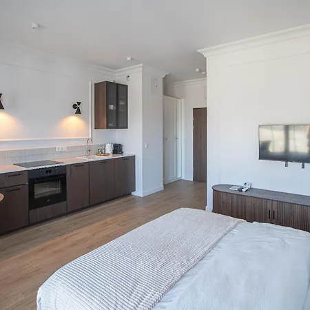 Apartment Nad Odra - Luksusowy Z Widokiem Na Odre, Tarasem I Klimatyzacja Stettin