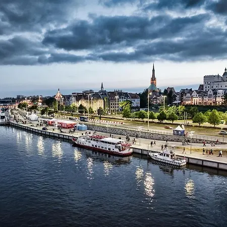 Nad Odra - Luksusowy Z Widokiem Na Odre, Tarasem I Klimatyzacja * Stettin