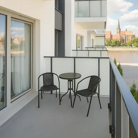 Апартаменты Nad Odra - Luksusowy Z Bocznym Widokiem Na Odre, Tarasem I Klimatyzacja *