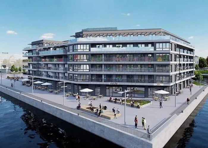 Nad Odra - Luksusowy Z Bocznym Widokiem Na Odre, Tarasem I Klimatyzacja شقة شتشيتسين