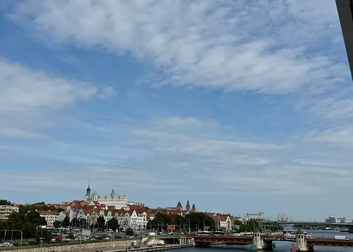 شقة Nad Odra - Luksusowy Z Bocznym Widokiem Na Odre, Tarasem I Klimatyzacja